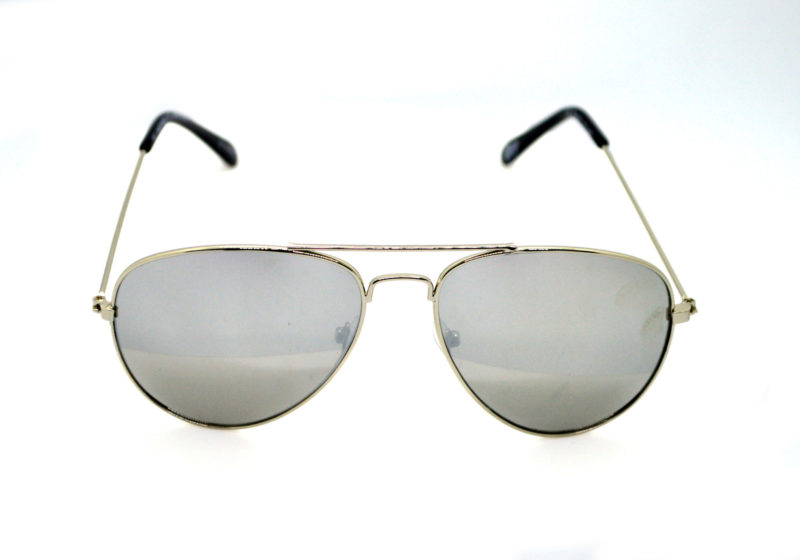 Shady Silver Finish Sunglasses with Light Grey Tint 2