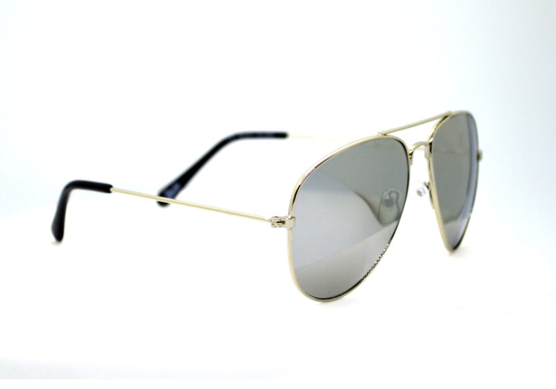 Shady Silver Finish Sunglasses with Light Grey Tint 1