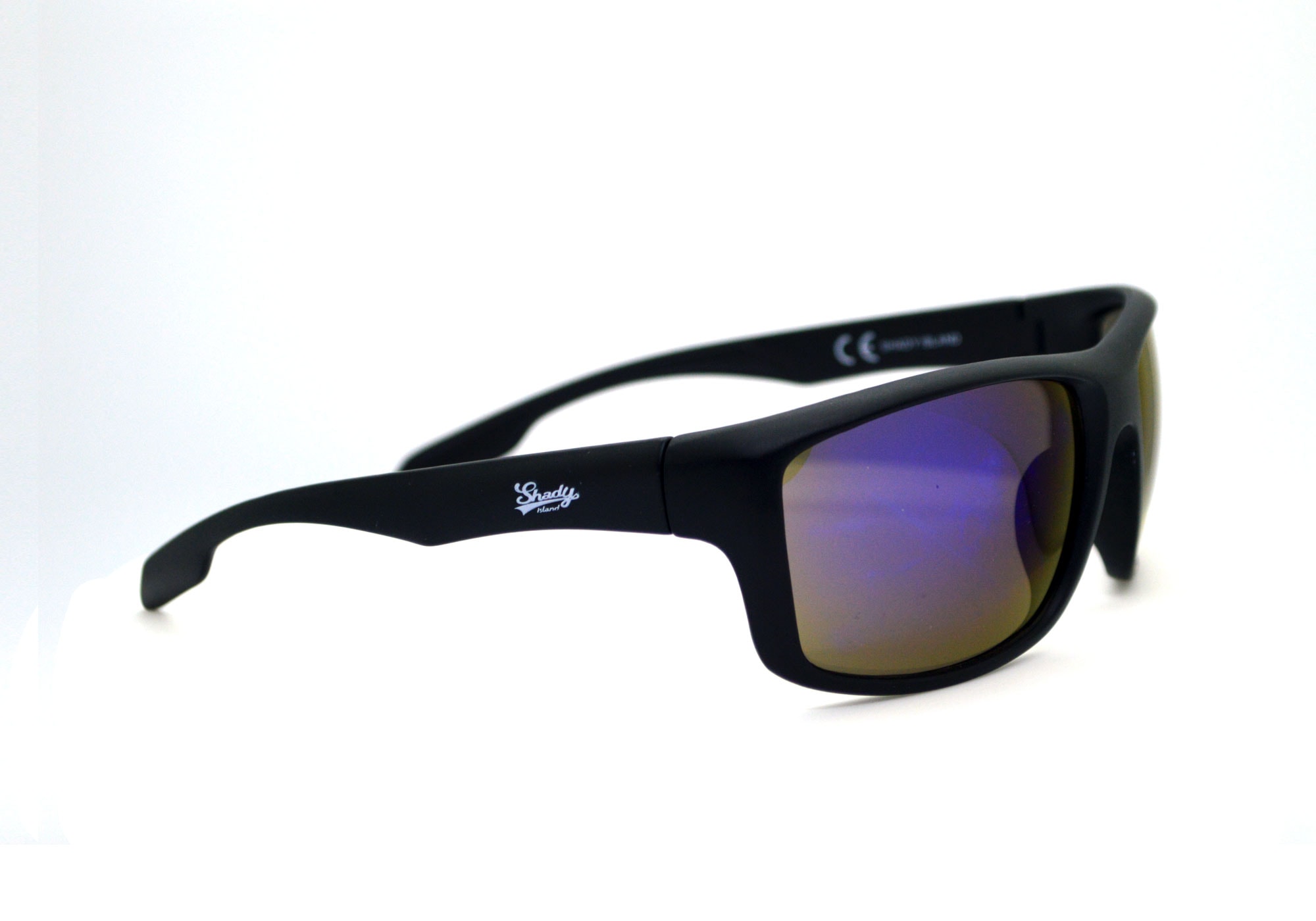 Shady Black Sporty Sunglasses with Dark Blue Tint » Sporty » Jamaican ...